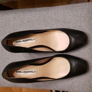 Karl Lagerfeld black heels